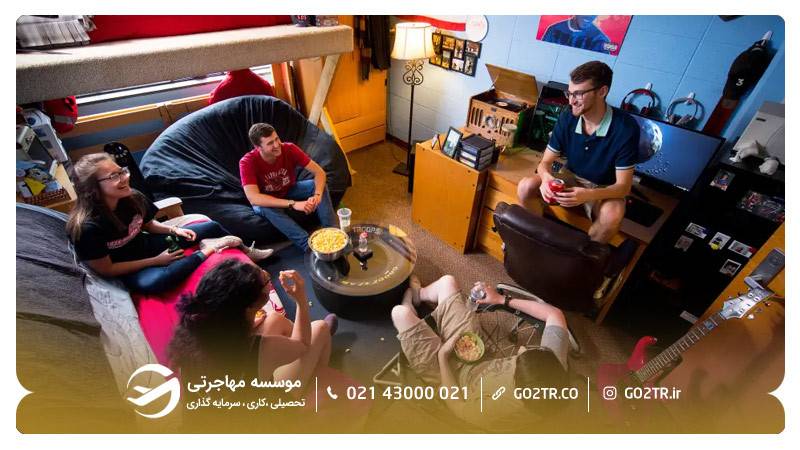 امکانات رفاهی خوابگاه های دانشجویی آمریکا