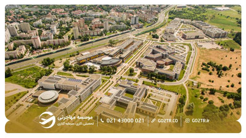 تصویری از پردیس دانشگاه یاگیلونیا لهستان