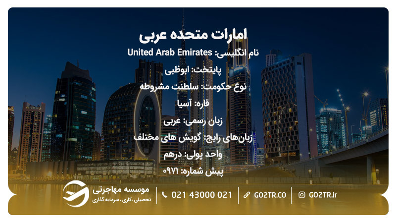 نگاهی کلی به امارات متحده عربی