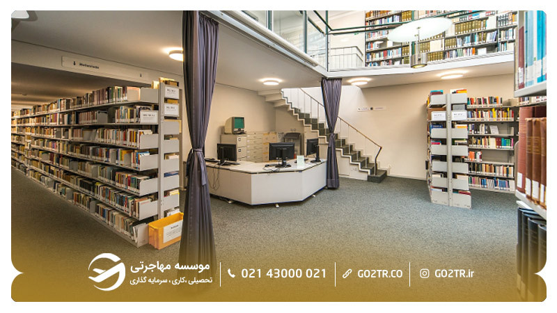 تصوری از کتابخانه دانشگاه مونستر آلمان