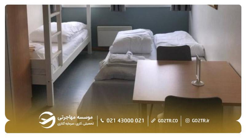خوابگاه و شرایط اقامتی دانشگاه نورد نروژ