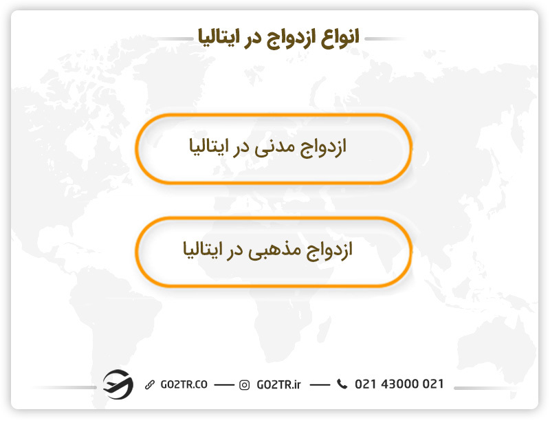 انواع ازدواج در ایتالیا