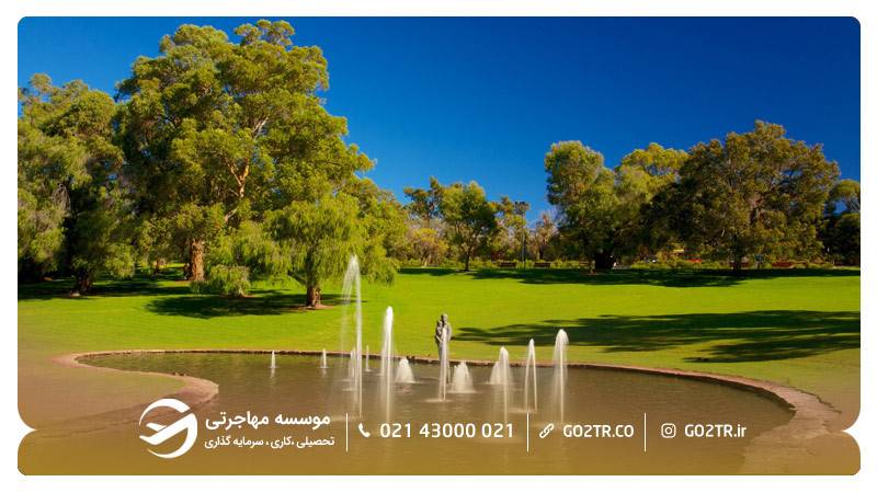 تصویری از کینگز پارک شهر پرث استرالیا
