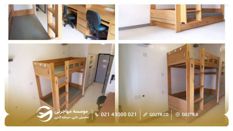 تصویری از خوابگاه‌های دانشگاه پلی تکنیک هنگ کنگ