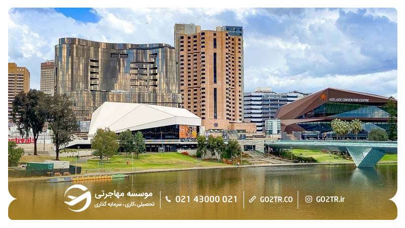 تصویری از شهر آدلاید استرالیا در تابستان