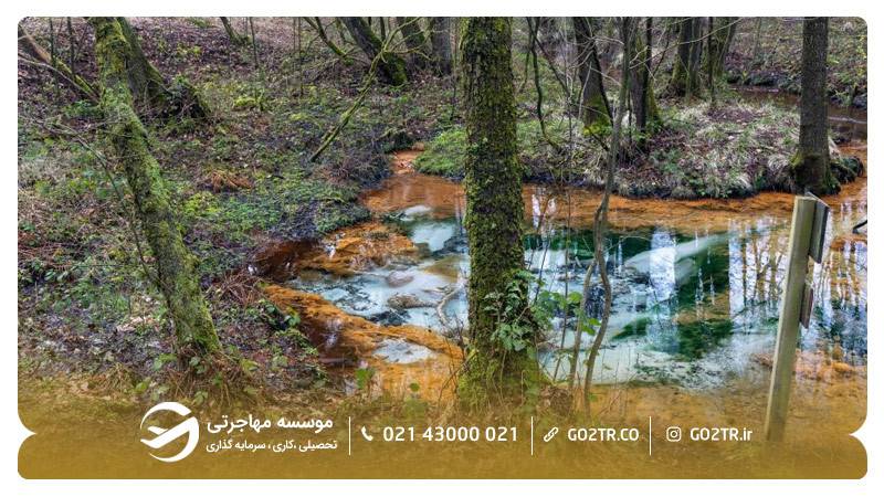 تصویری از چشمه Schwindequelle ایالت نیدرزاکسن آلمان