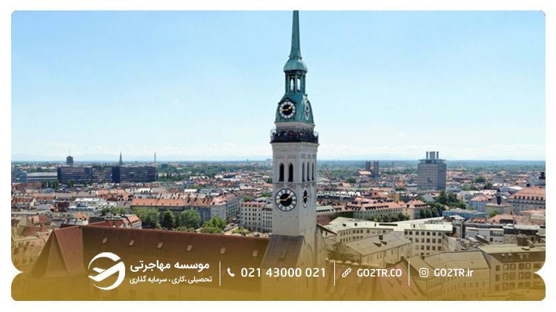 شهر مونیخ در زمستان
