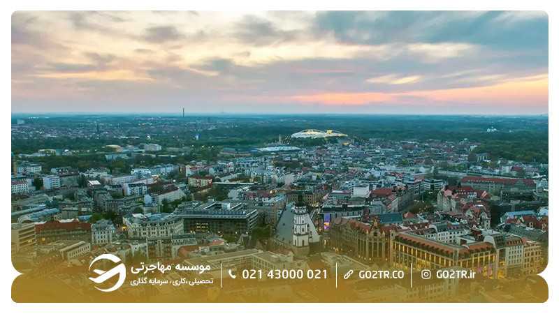 تصویری از شهر لایپزیگ ایالت زاکسن آلمان