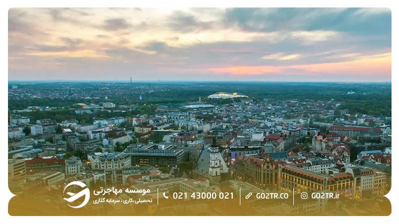 تصویری از شهر لایپزیگ ایالت زاکسن آلمان