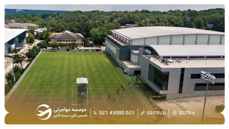 زمین ورزشی دانشگاه جورجیا گرجستان