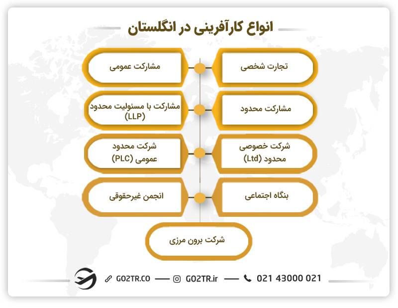 انواع کارآفرینی در انگلستان