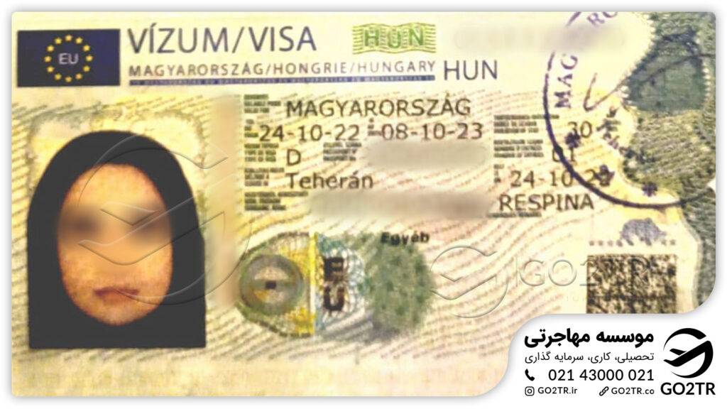 اخذ ویزای کار مجارستان توسط کارشناسان GO2TR