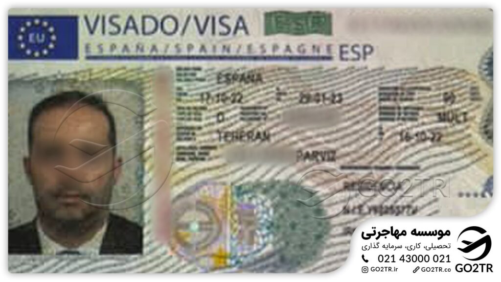 پرونده موفق اخذ ویزای تمکن مالی اسپانیا توسط کارشناسان GO2TR