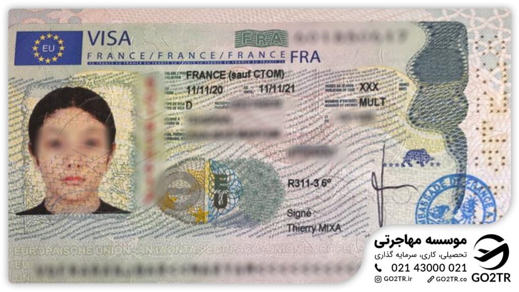 اخذ ویزای سرمایه گذاری فرانسه توسط کارشناسان GO2TR
