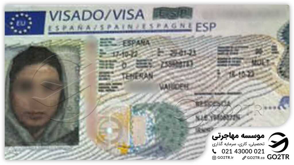 اخذ ویزای تحصیلی اسپانیا توسط کارشناسان GO2TR