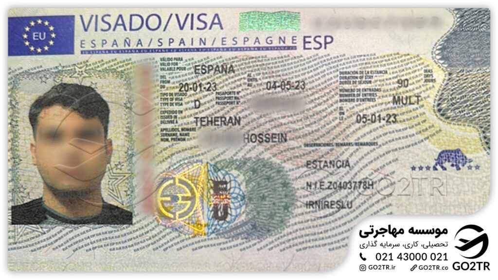 اخذ ویزای تحصیلی اسپانیا توسط کارشناسان GO2TR