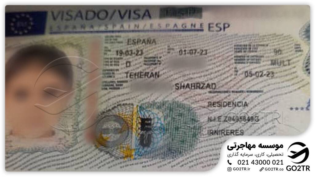 اخذ ویزای تحصیلی اسپانیا توسط کارشناسان GO2TR