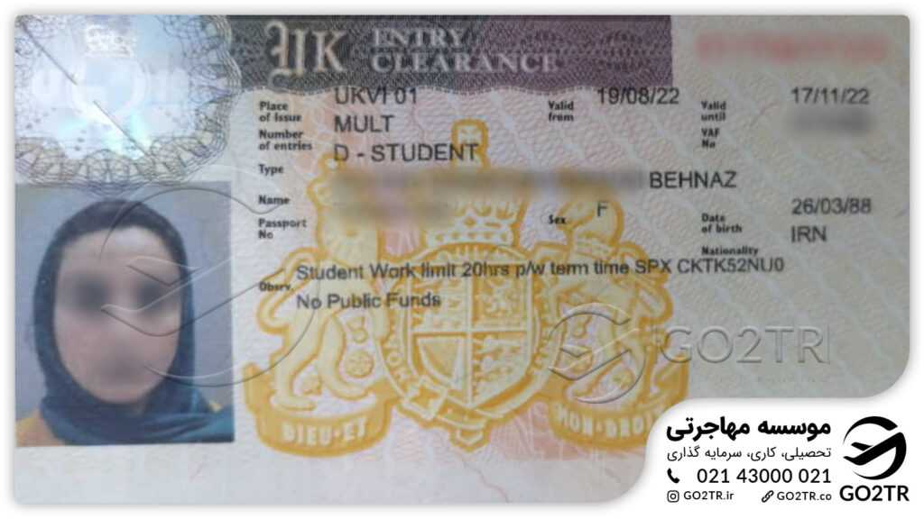 اخذ ویزای انگلستان توسط کارشناسان GO2TR
