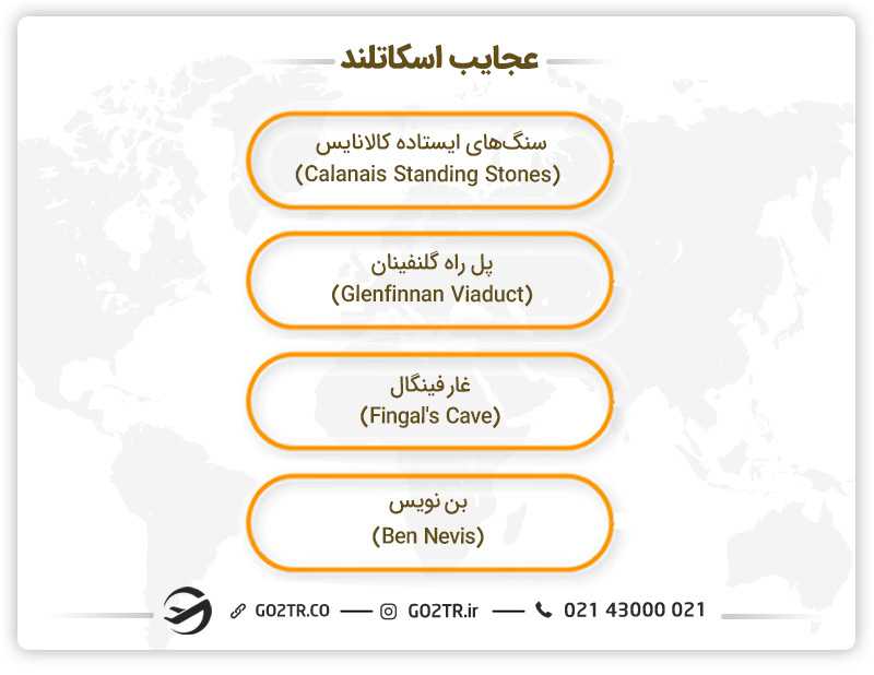 عجایب کشور اسکاتلند