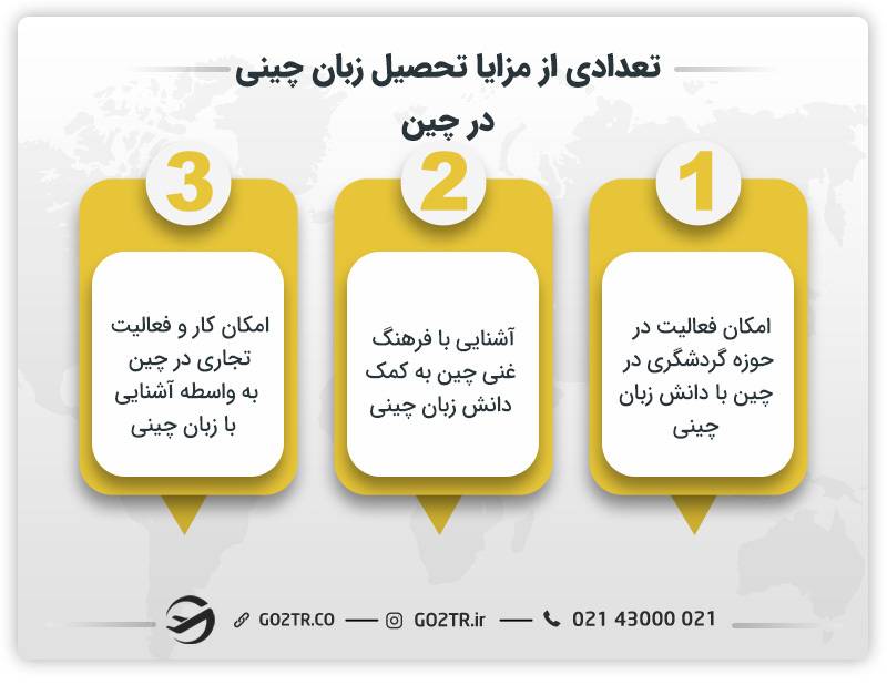 تعدادی از مزایا تحصیل زبان چینی در چین 