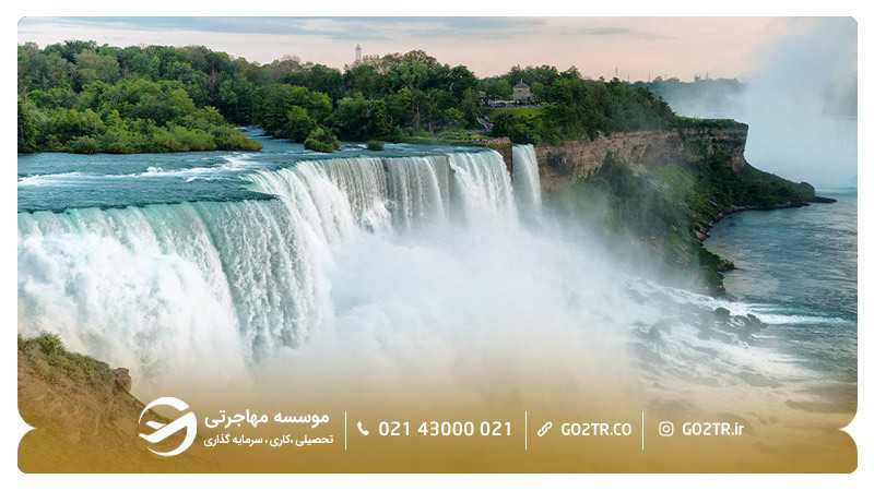 آبشار نیاگارا از جاذبههای توریستی کانادا
