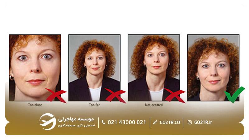 فرمت صحیح عکس بیومتریک