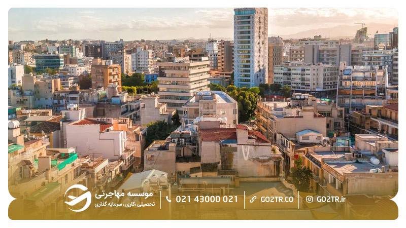 نمایی از شهر نیکوزیا