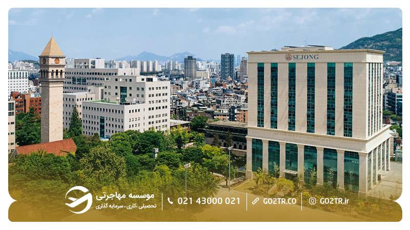 نمایی از دانشگاه سجونگ 