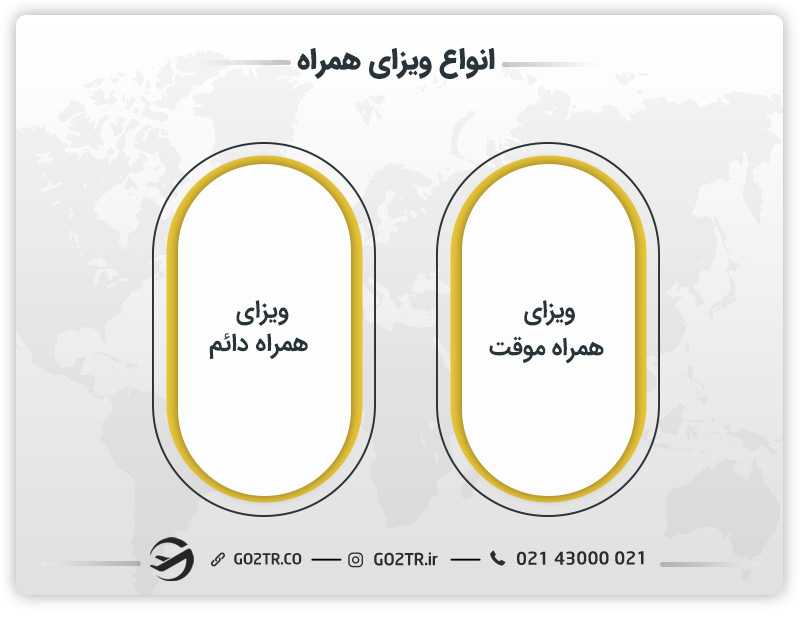انواع ویزای همراه
