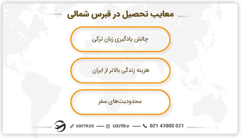 معایب تحصیل در قبرس شمالی