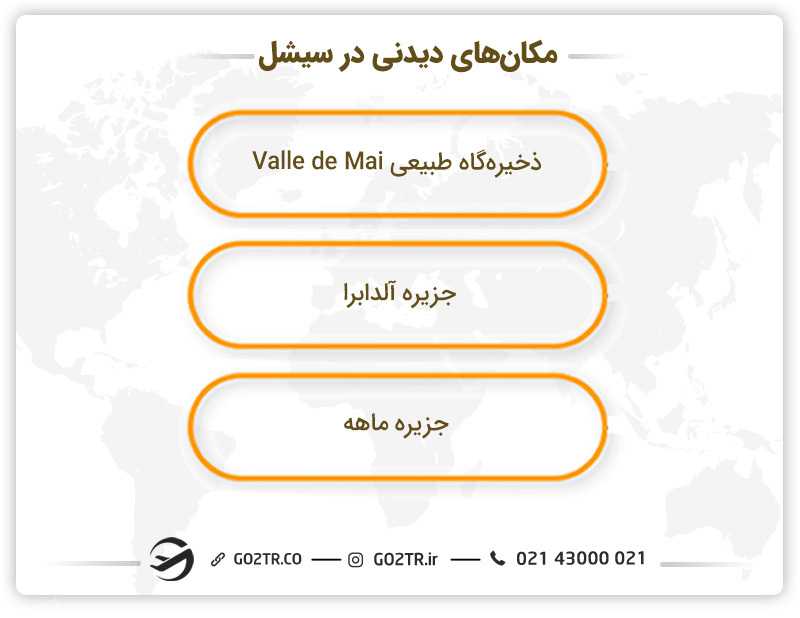 مکانهای دیدنی در سیشل