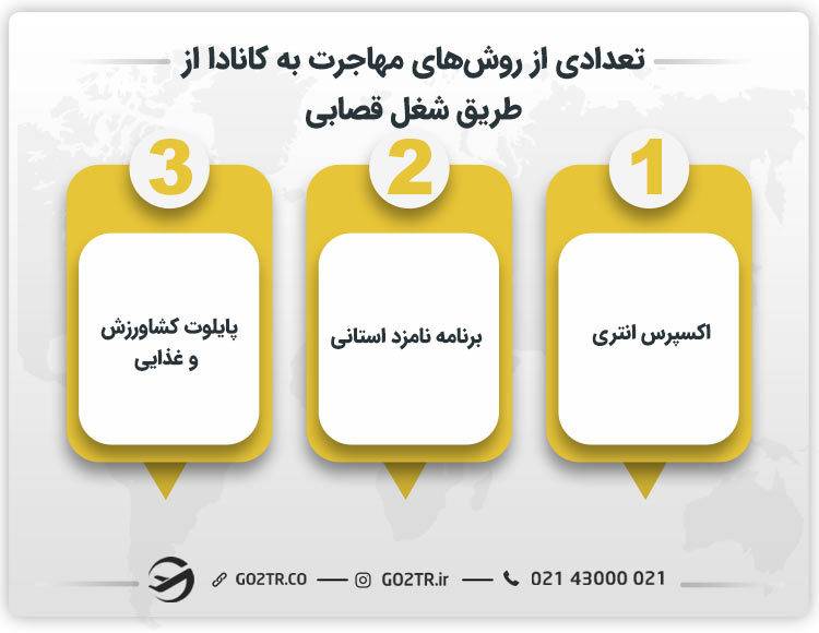 تعدادی از روشهای مهاجرت به کانادا از طریق شغل قصابی