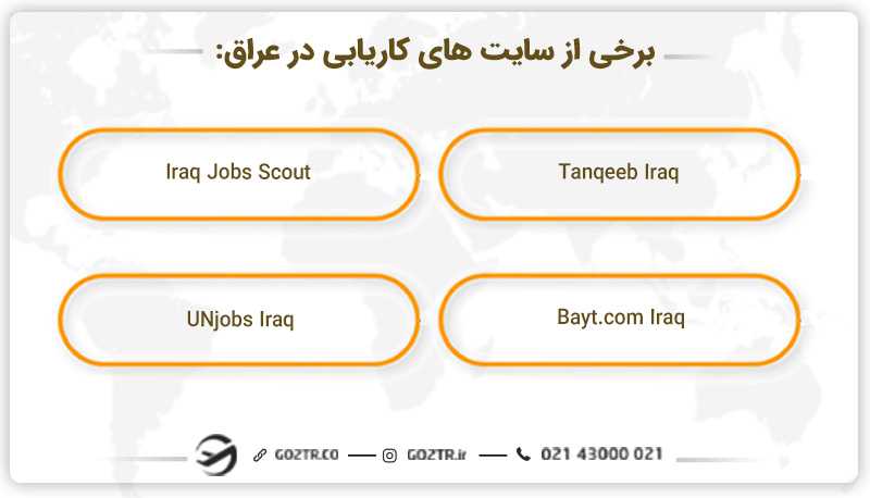 سایت های کاریابی در عراق