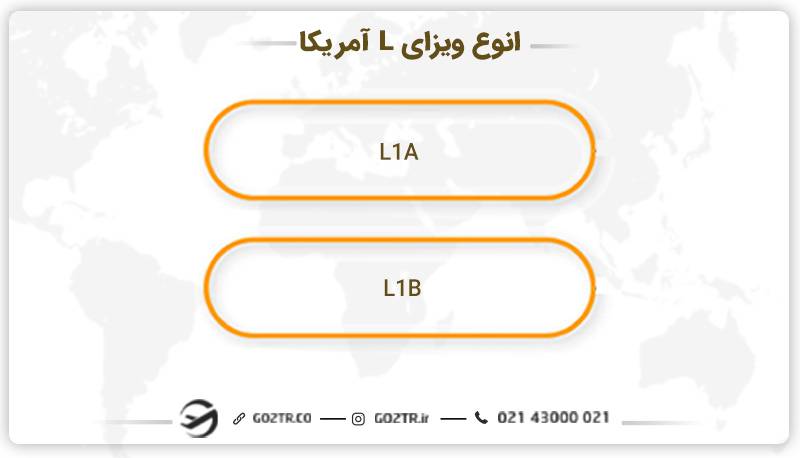 انواع ویزای L آمریکا