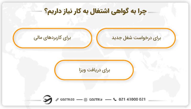 چرا به گواهی اشتغال به کار نیاز داریم؟