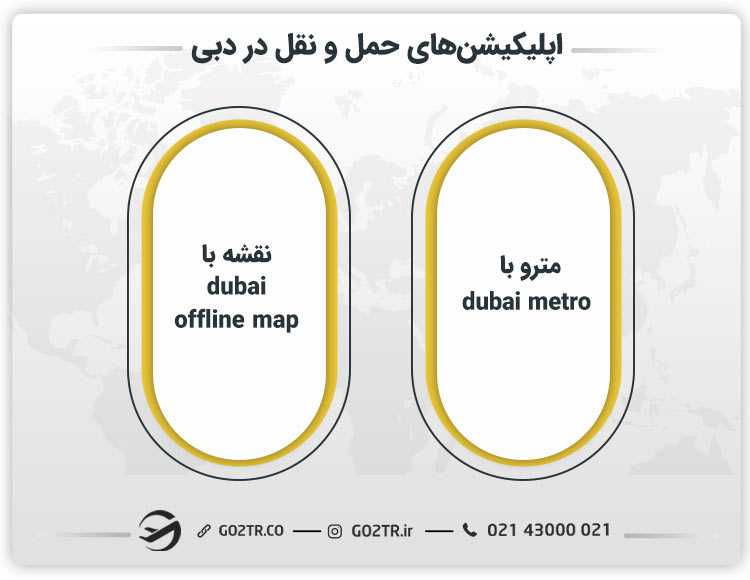 اپلیکیشن های حمل و نقل در دبی