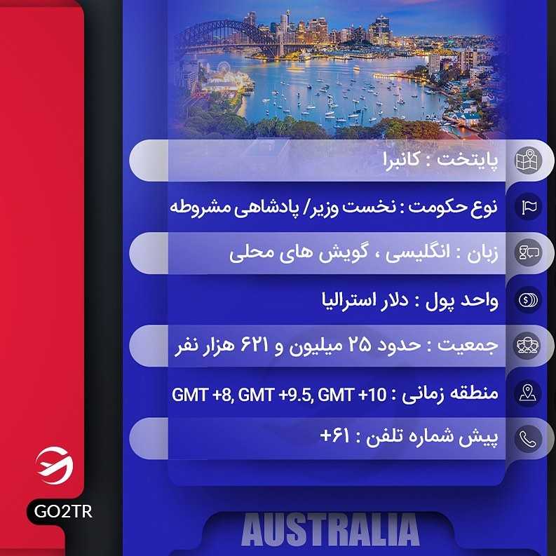 استرالیا مقصد محبوب تحصیل و کار برای همهست... . • اما از جمله کشورهاییه که بر
