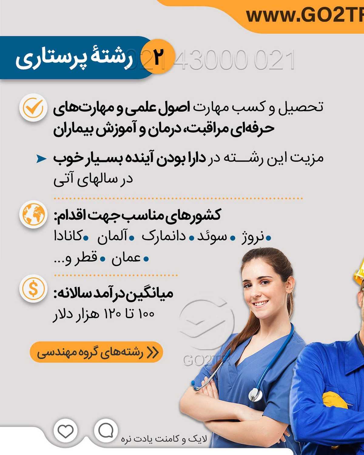 آیا شغل شما هم تو این لیست بود؟ . • ✔️جالبه بدونین در سال ۲۰۱۹ چهل درصد مهاج