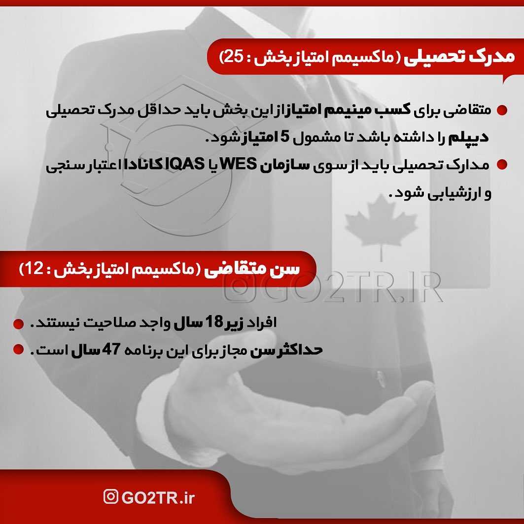 🇨🇦 به دنبال اقامت دائم کانادا هستی؟ . • برنامه #اکسپرس_انتری #کانادا معروف