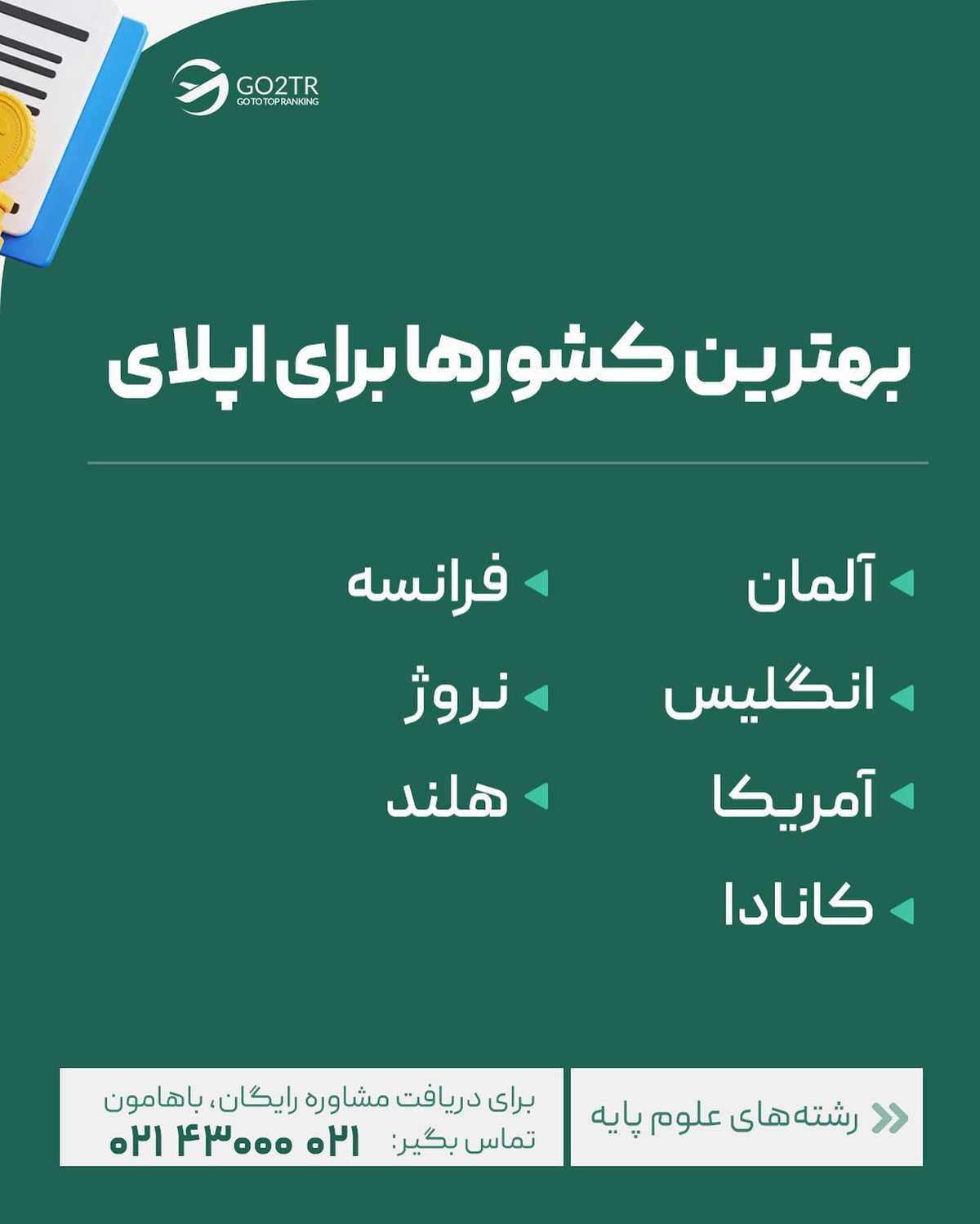با این رشتهها، اپلای نکن! 🫢 به جاش برو رشتههایی که شانس بورسیه گرفتنت صد