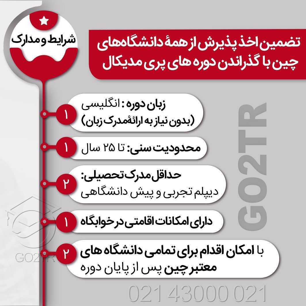 با گذروندن دوره پری مدیکال برای تحصیل پزشکی در معتبرترین دانشگاه های چین اقد