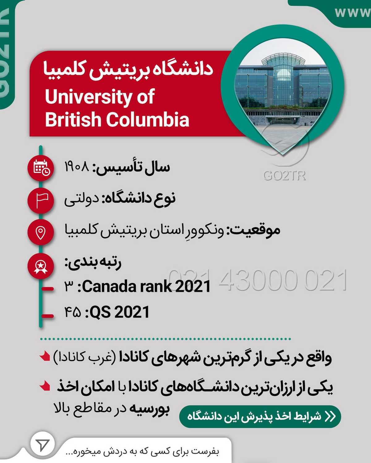🇨🇦 اگر قصد اخذ پذیرش و فاند از کانادا رو برای سال ۲۰۲۱ رو داری؛ باید همین ال