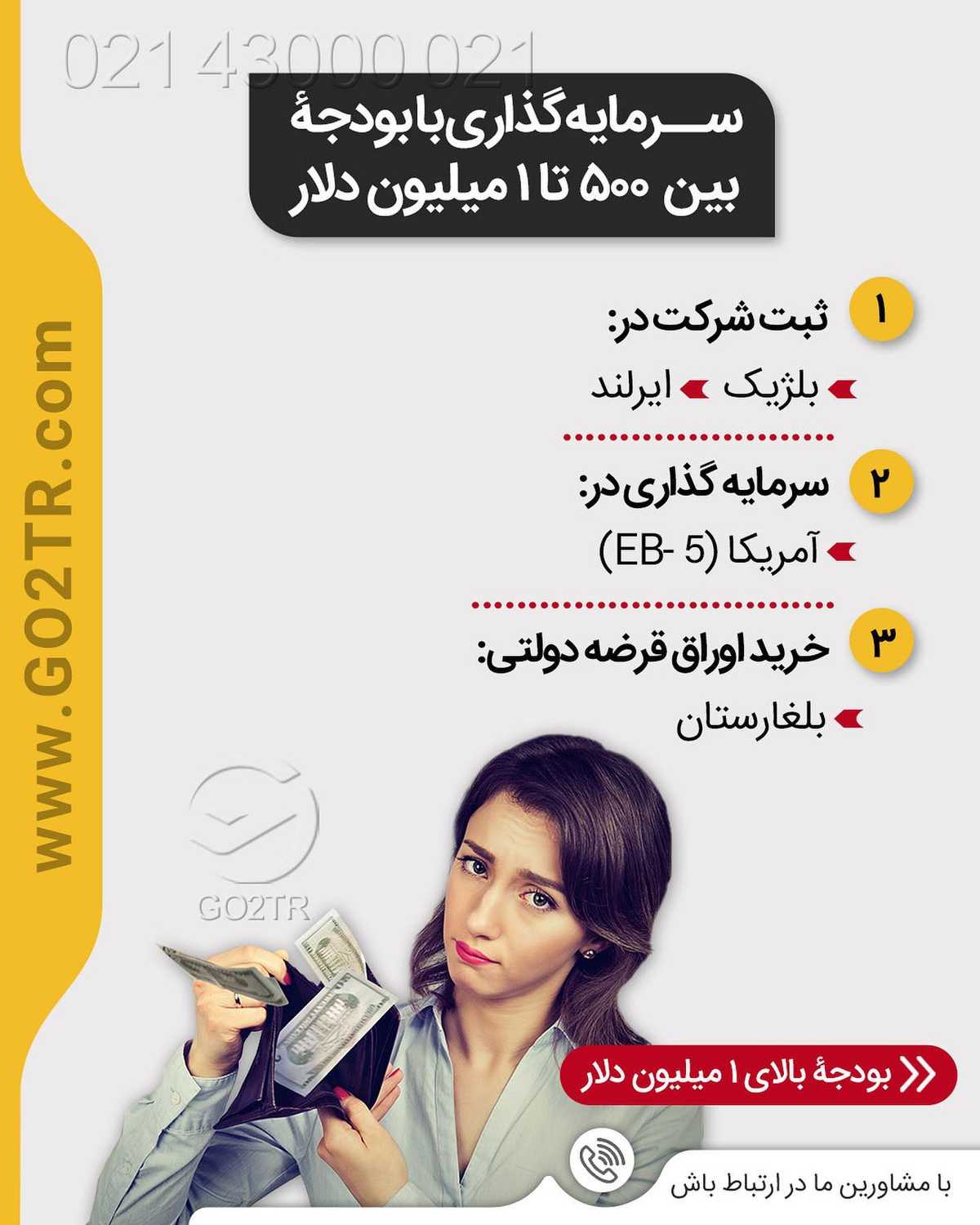 با کمتر از صدهزار دلار هم میشه سرمایه گذاری کرد🤩 . • ✔️آسونترین روش برای