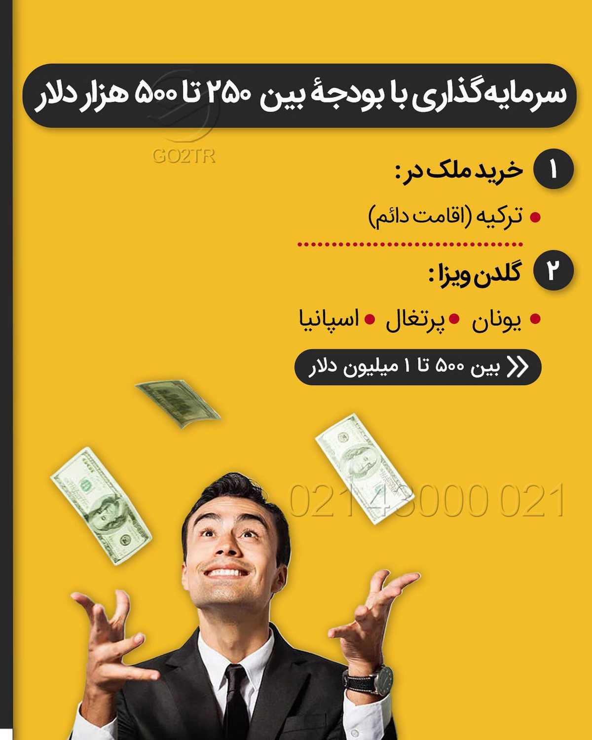با کمتر از صدهزار دلار هم میشه سرمایه گذاری کرد🤩 . • ✔️آسونترین روش برای
