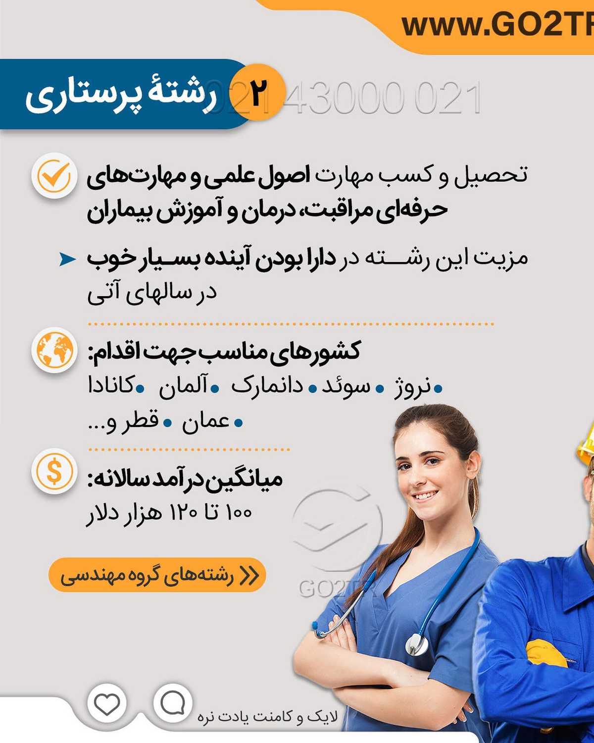 آیا شغل شما هم تو این لیست بود؟ . • ✔️جالبه بدونین در سال ۲۰۱۹ چهل درصد مهاج