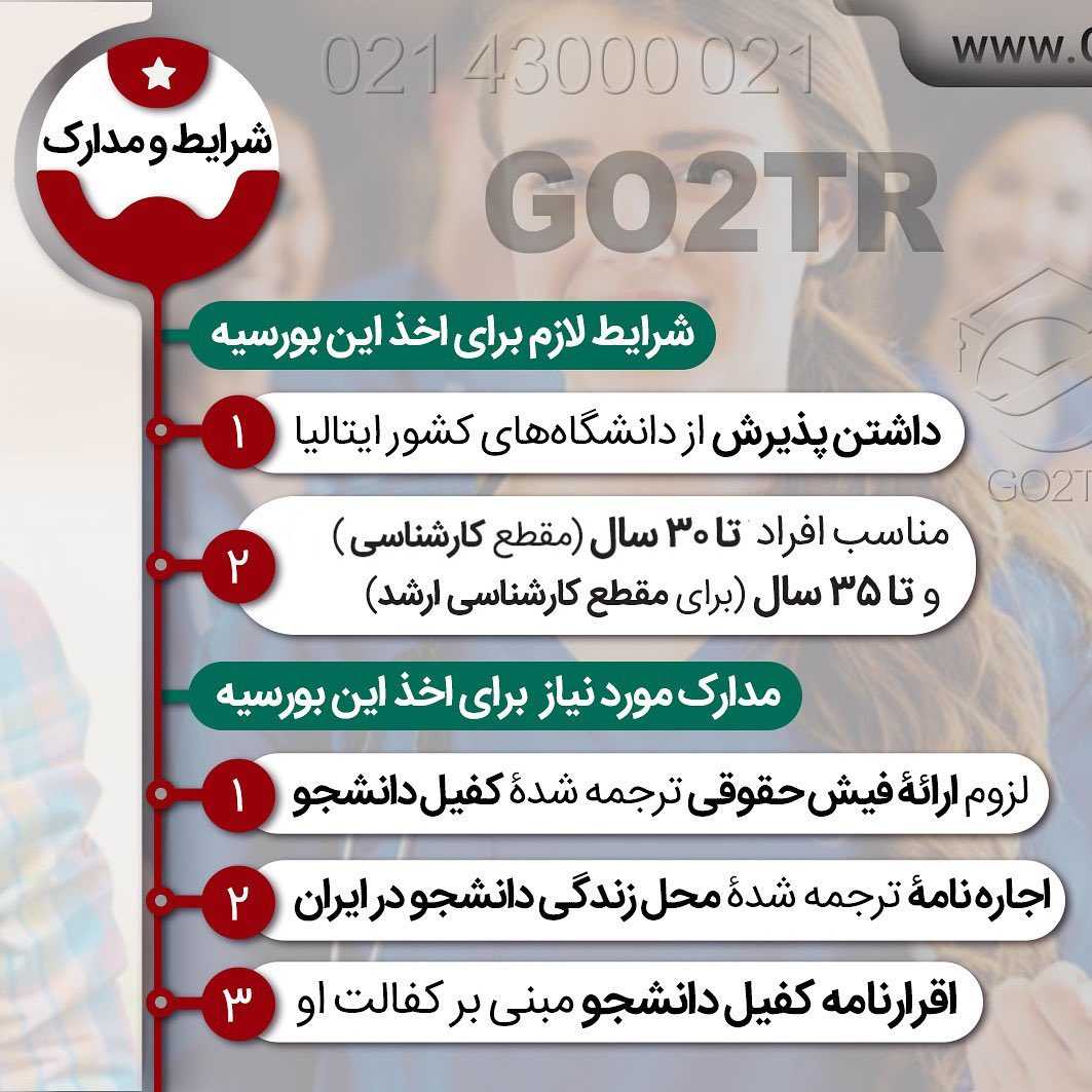 ⭐️ یه فرصت فوقالعاده برای دانشجویان کم درآمد ! . • 🇮🇹 ایتالیا نسبت به س