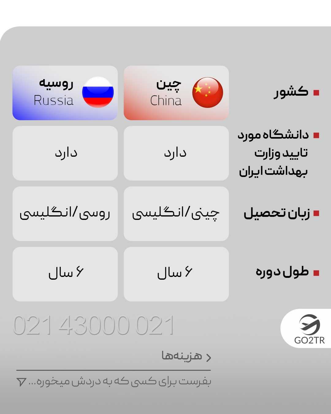 حالا به نظرت روسیه بهتره یا چین؟ . • ✅چین و روسیه، ۲ تا مقاصد با امکان ورود آس