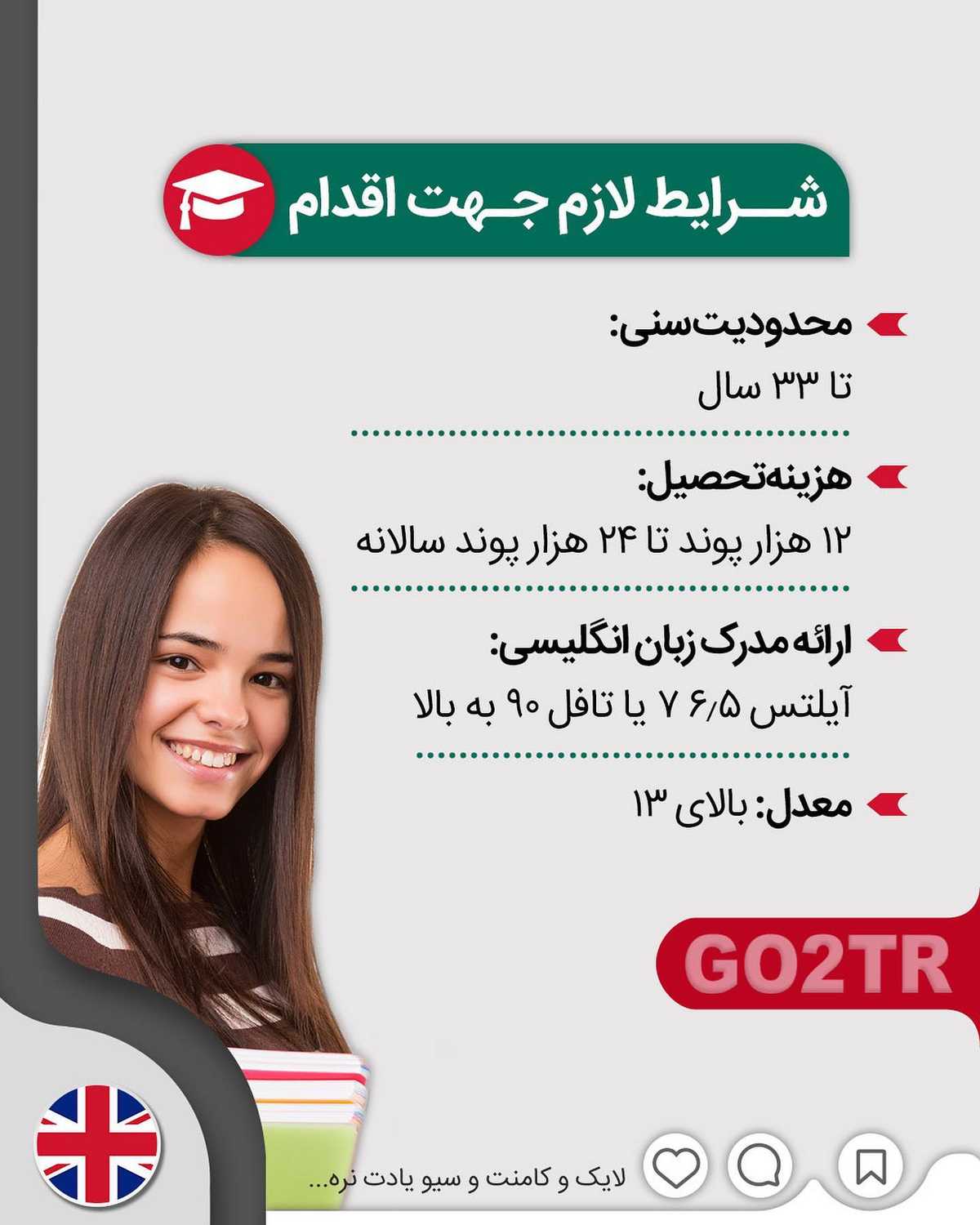 یک جلسه مشاوره رایگان مهاجرت برای یک علاقمند مهاجرت به انگلیس که این پایین کا