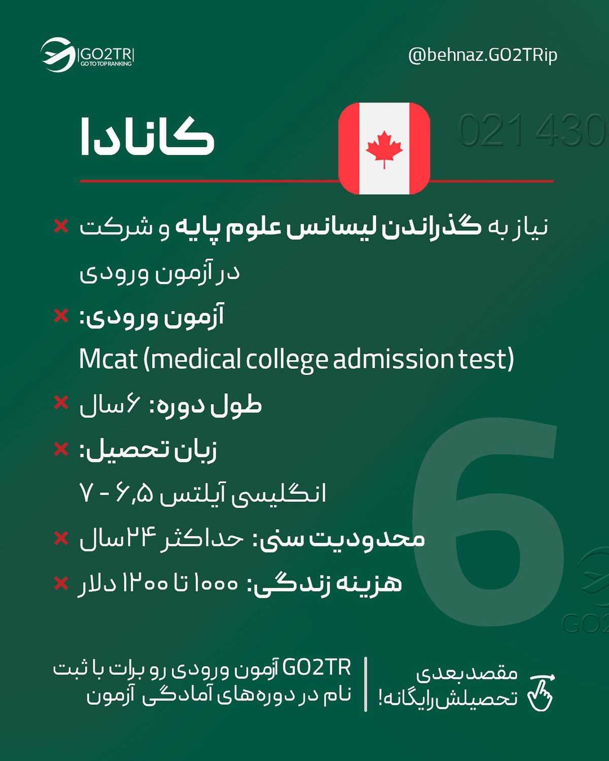 بنطرت پزشکا بعد تحصیل، تو کدوم یک از هفت مقصدی که برات گفتیم، درآمد بیشتری دا