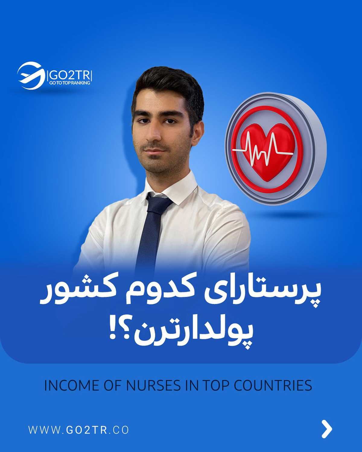 نظر تو چیه؟ شغل پرستاری تو ایران بهتره یا خارج؟🤔 . • ✅تو سالهای اخیر مهاجرت